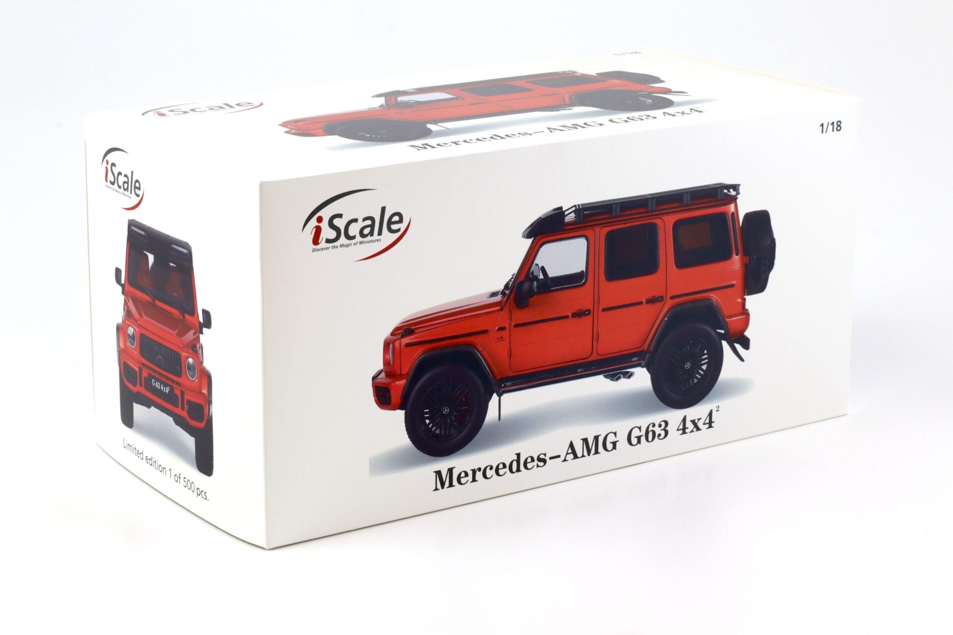 1:18 iScale Mercedes G63 AMG (W463) 4x4 copper orange magno 2022