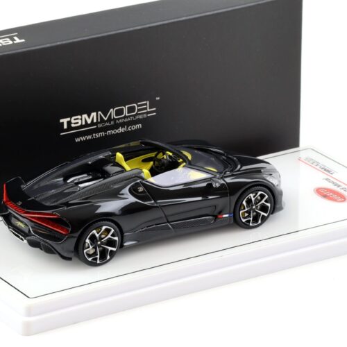 1:43 TSM Model Bugatti W16 Mistral black TSM430821