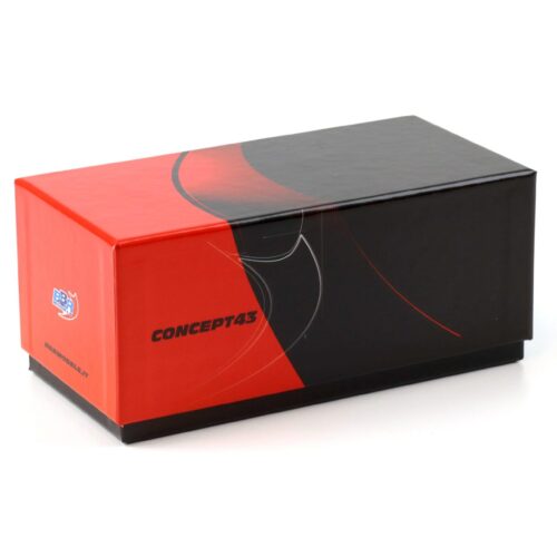 1:43 BBR Ferrari SF90XX Stradale Bianco Cervino with leather base - Limited 5 pcs.