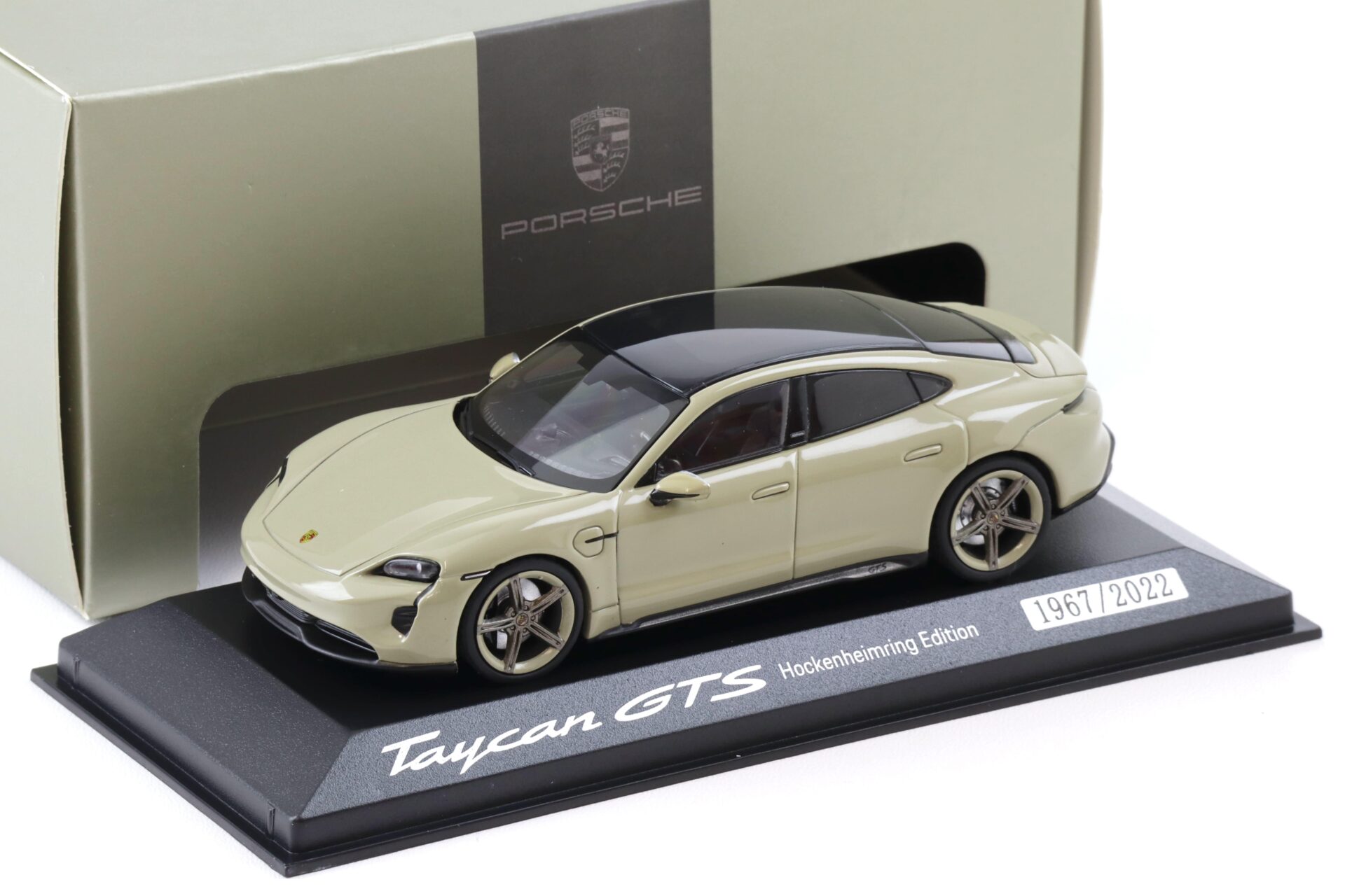 1:43 Minichamps Porsche Taycan GTS Hockenheimring Edition Stone grey WAP DEALER