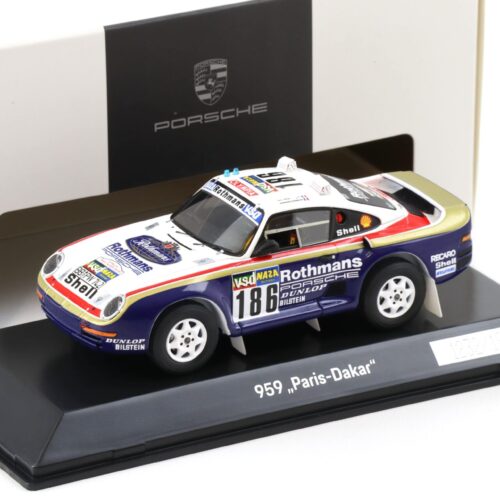 1:43 Spark Porsche 959 Paris-Dakar Rothmans Rally #186 WAP DEALER