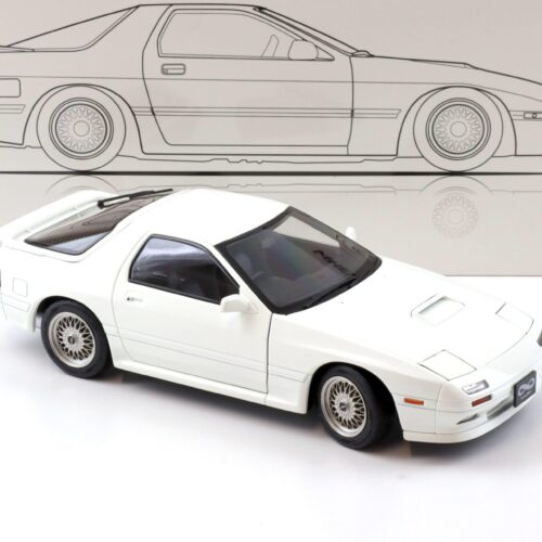1:18 WHELART Mazda Savanna RX-7 FC3S Coupe white/ silver wheels