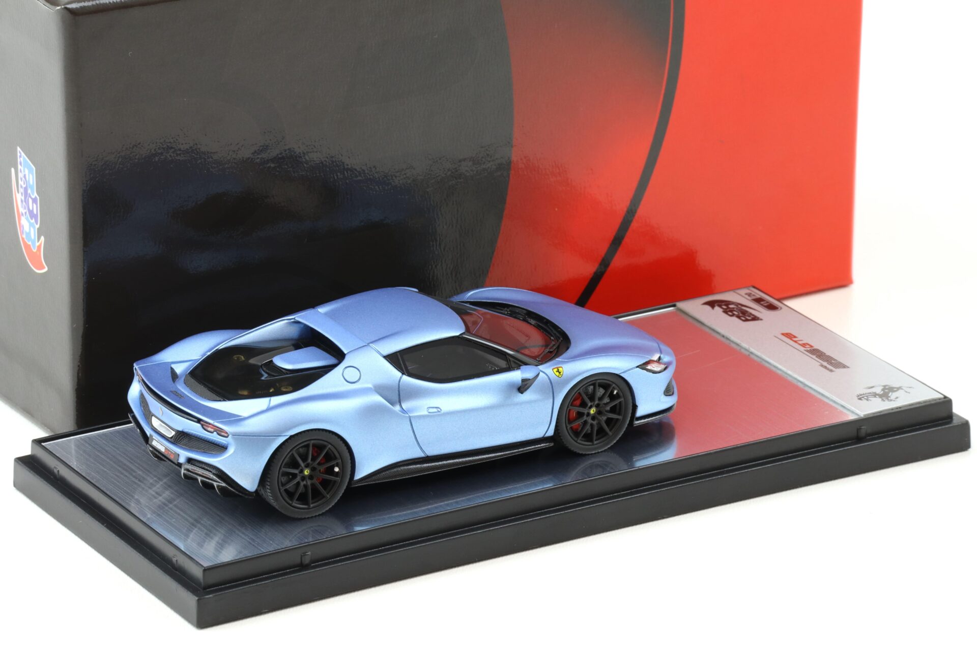 1:43 BBR Ferrari 296 GTB Azzurro California blue matt - Limited 20 pcs.