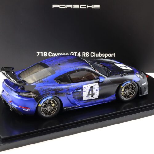 1:18 Spark Porsche 718 (982) Cayman GT4 RS Clubsport #4 schwarz / purple WAP DEALER