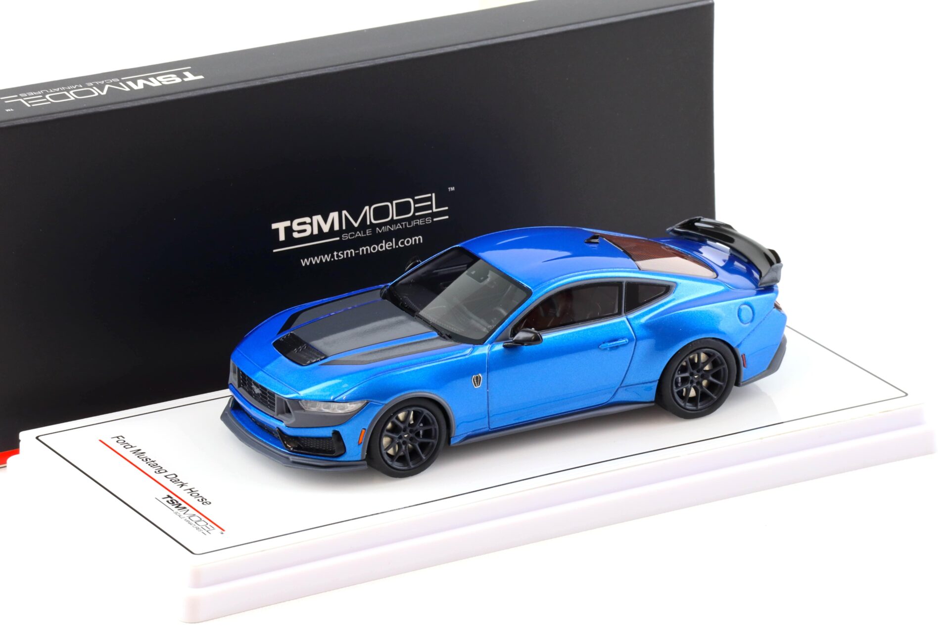 1:43 TSM Model Ford Mustang Dark Horse 2024 Grabber blue TSM430836