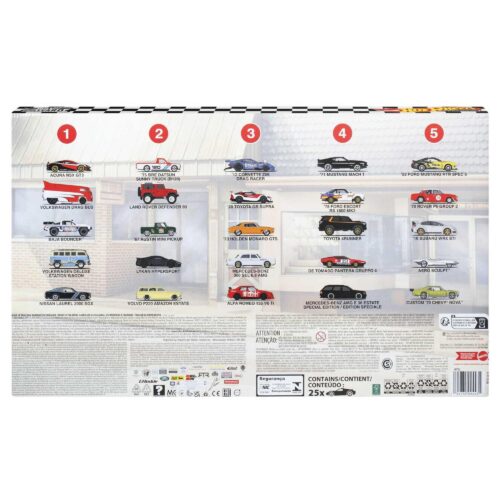1:64 Hot Wheels Premium Boulevard 2022 Deluxe Factory Box Set 25 pcs. HJT52-9796