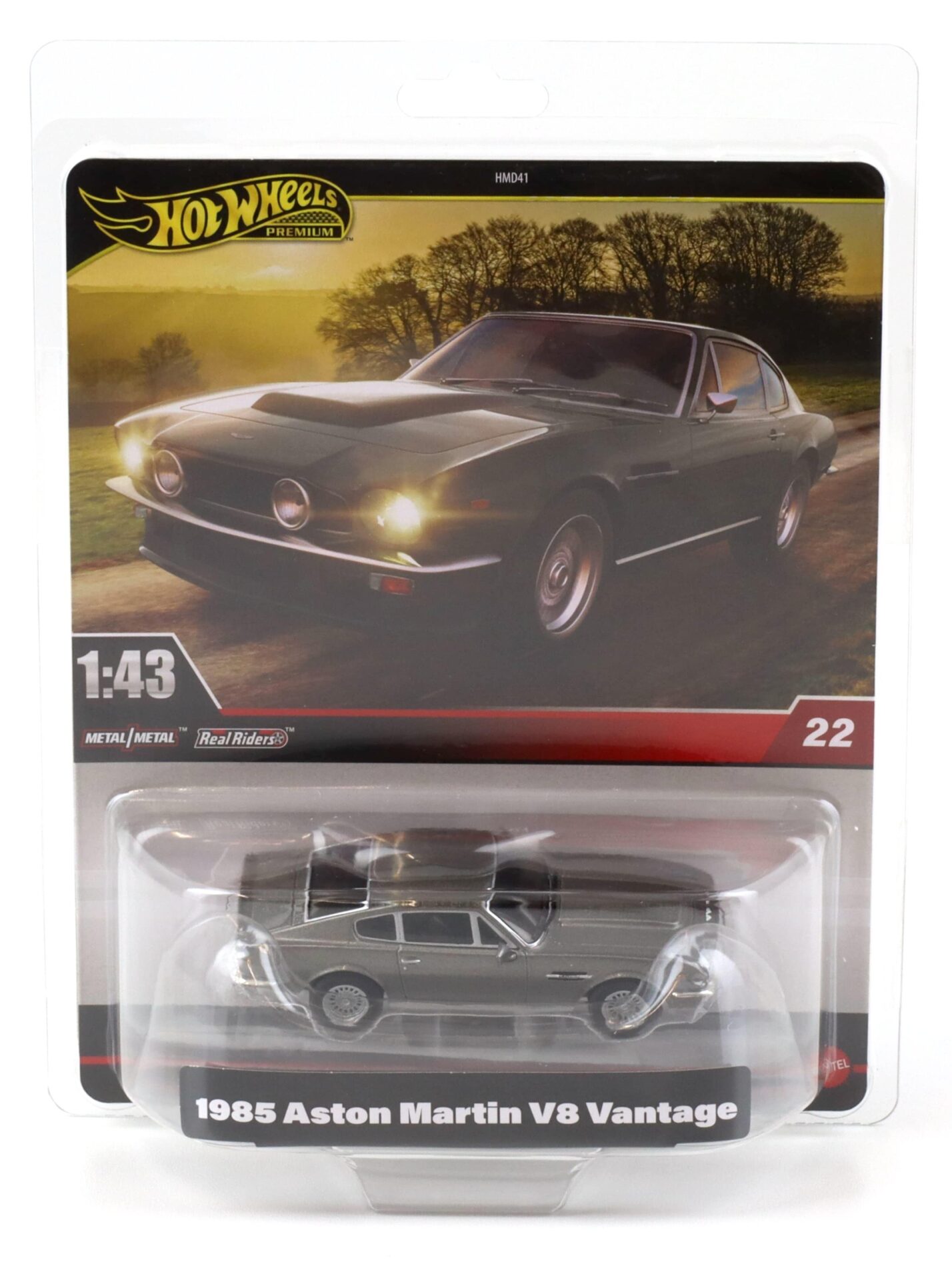 ID 101850 orig 1.jpg 1:43 Hot Wheels Premium 2025 Real Riders HWT12 Aston Martin V8 Vantage 1985 grey
