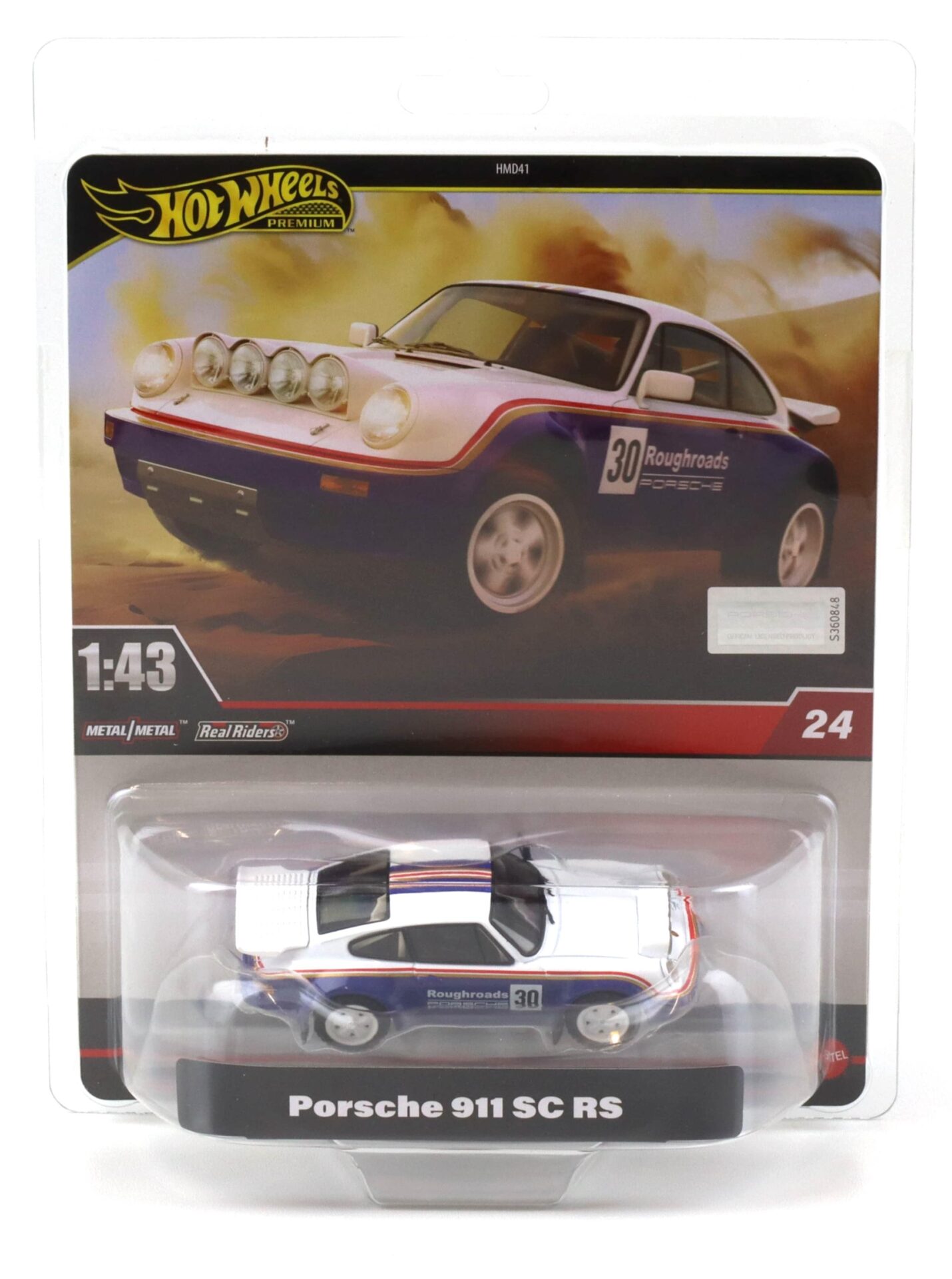 1:43 Hot Wheels Premium 2025 Real Riders JCN72 Porsche 911 SC RS Roughroads #30