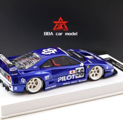 1:18 BBA Model Ferrari F40 LB Works LBWK blue PILOT with display - Limited 30 pcs.