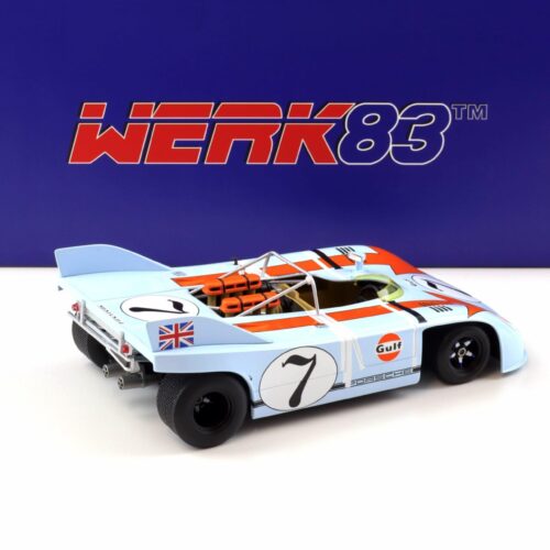 1:18 WERK83 Porsche 908/03 Gulf #7 Targa Florio 1971 Siffert/ Redman blue