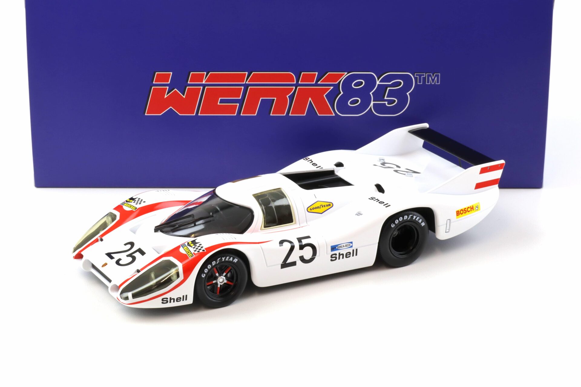 1:18 WERK83 Porsche 917 Long Tail Pole Position 24h Le Mans 1970 Ahrens/ Elfort #25