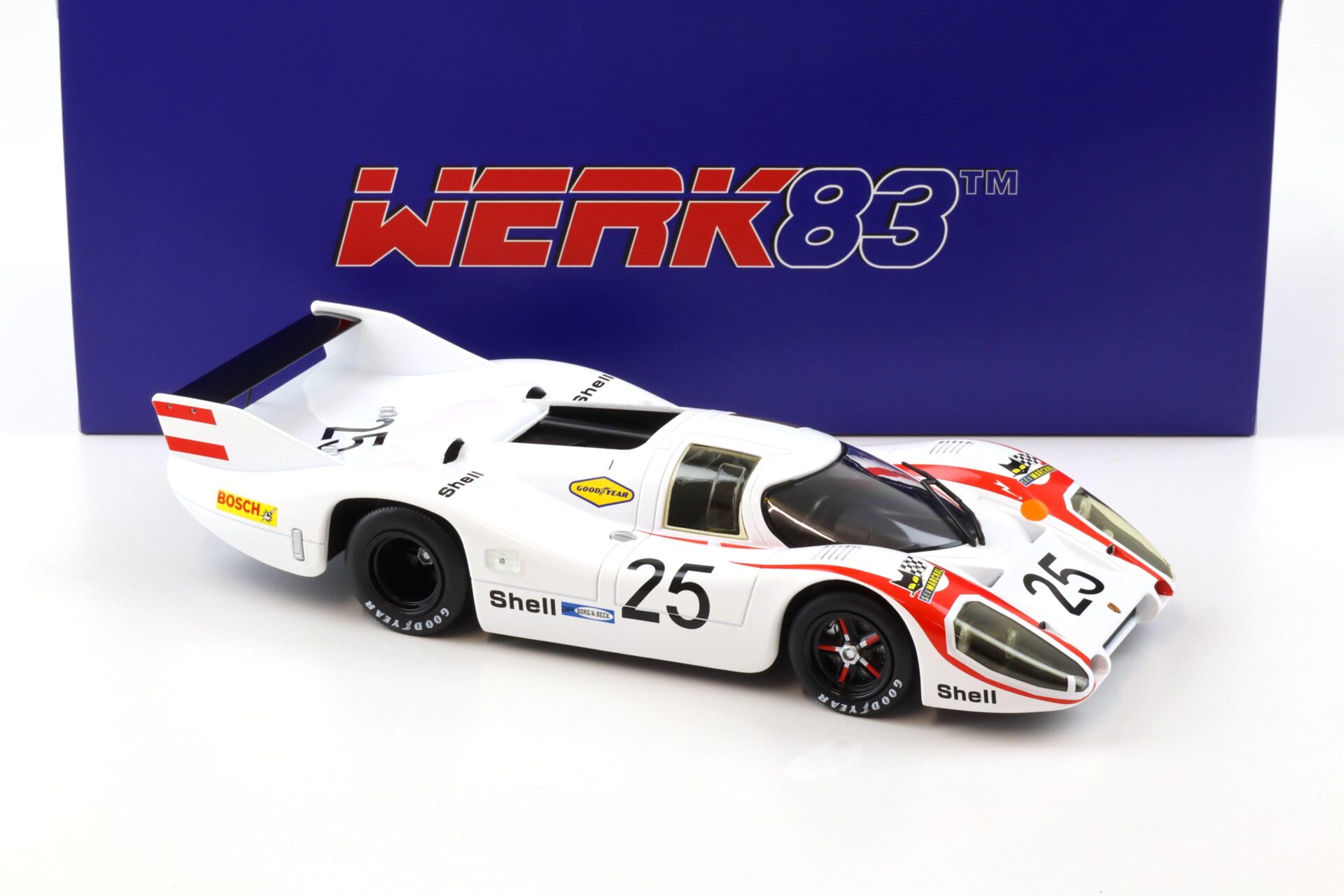 1:18 WERK83 Porsche 917 Long Tail Pole Position 24h Le Mans 1970 Ahrens/ Elfort #25