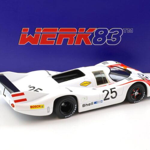 1:18 WERK83 Porsche 917 Long Tail Pole Position 24h Le Mans 1970 Ahrens/ Elfort #25