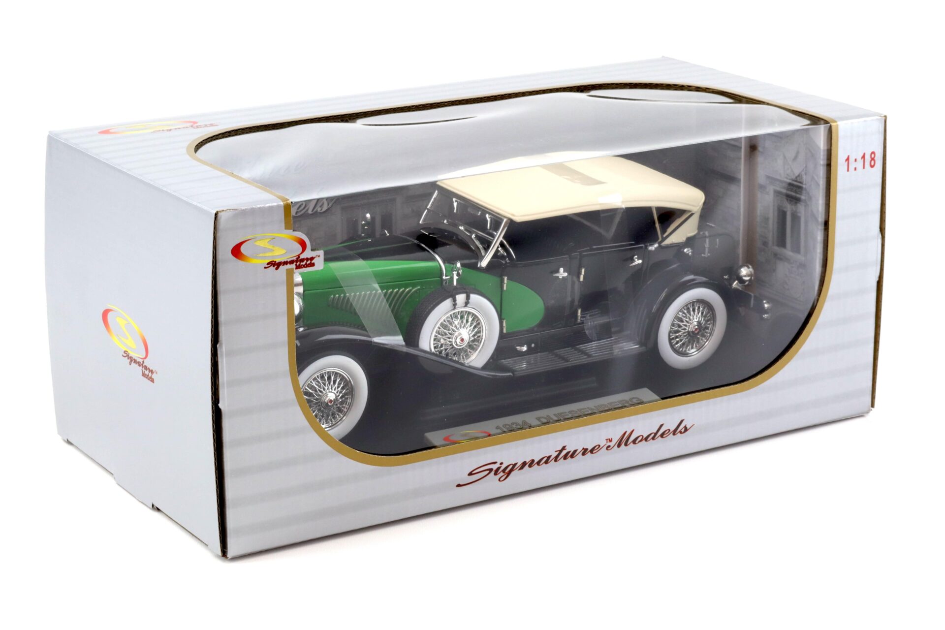 1:18 Signature Models 1934 Duesenberg black/ green
