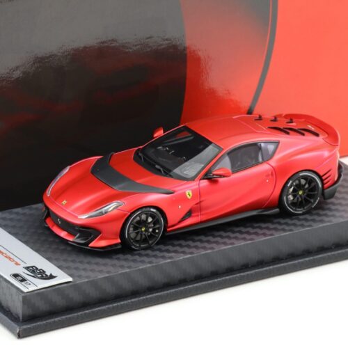 1:43 BBR Ferrari 812 Competizione Rosso Enzo red matt with Carbon base - Limited 17 pcs.