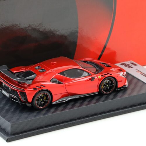 1:43 BBR Ferrari SF90XX Enzo red metallic with Carbon base - Limited 20 pcs.