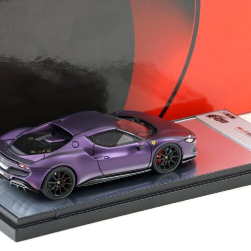 1:43 BBR Ferrari 296 GTB Viola Dino opaco matt/ black wheels - Limited 10 pcs.