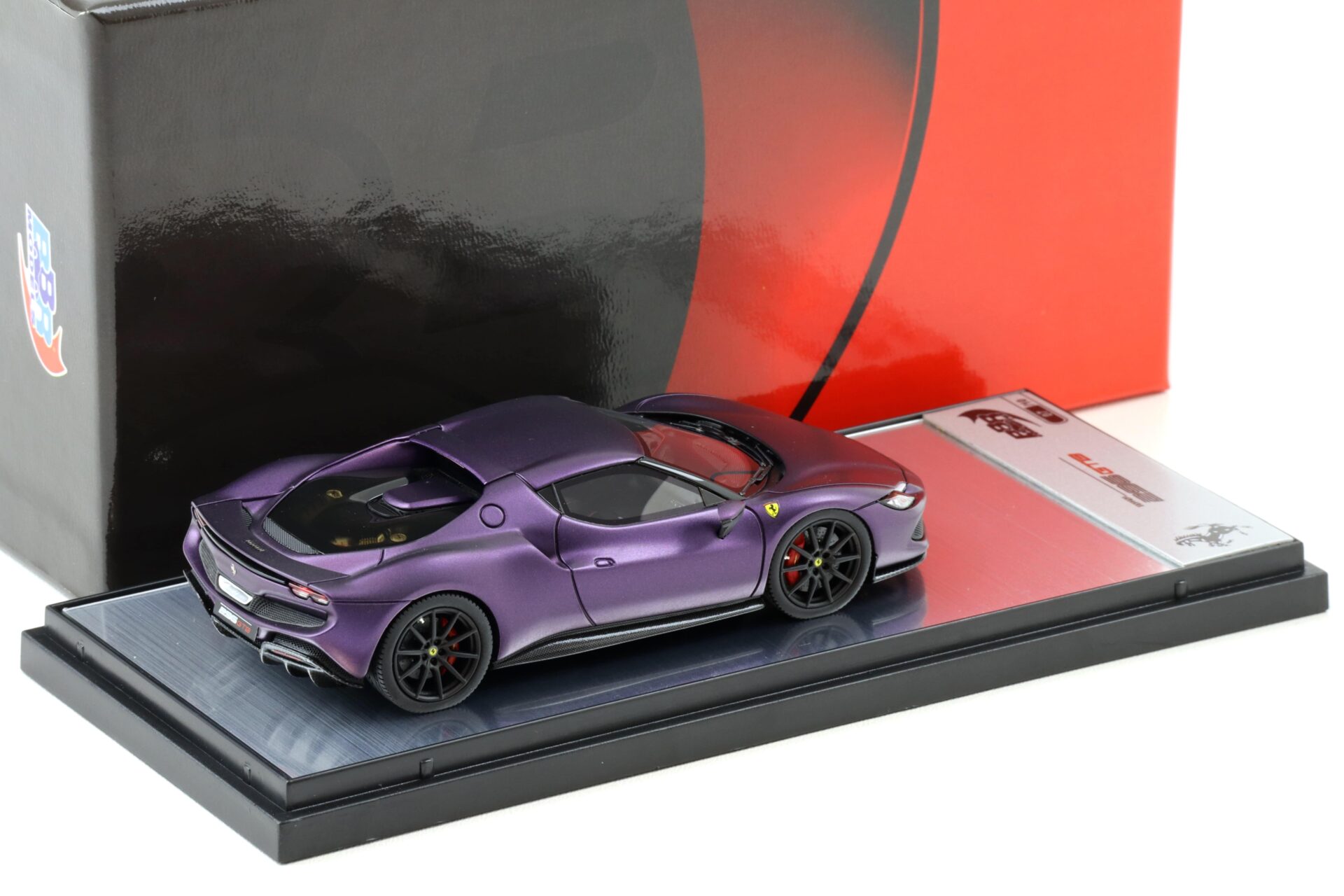 1:43 BBR Ferrari 296 GTB Viola Dino opaco matt/ black wheels - Limited 10 pcs.