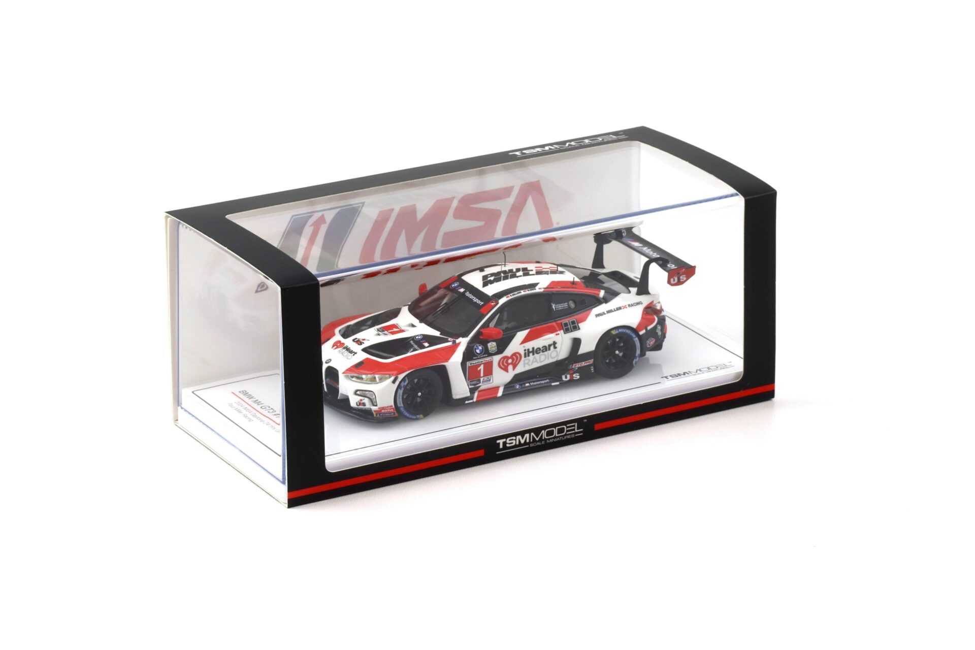 1:43 TSM Model BMW M4 GT3 #1 IMSA Daytona 24h GTD Pro 3rd Place Paul Miller Racing TSM430786