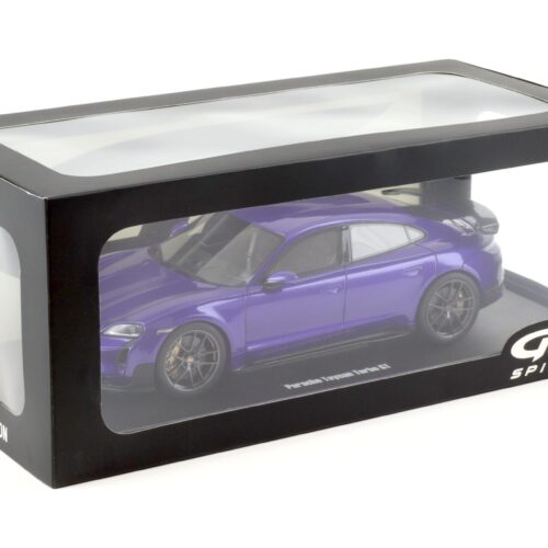 1:18 GT Spirit GT520 Porsche Taycan Turbo GT Weissach Package purple sky metallic 2023