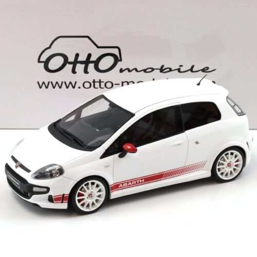 1:18 OTTO mobile OT460 Fiat Punto Abarth Esseesse Bianco white/ red 2010