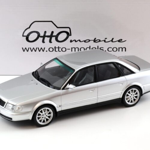 1:18 OTTO mobile OT464 Audi S4 (C4) 4.2 V8 Limousine Crystal silver 1993