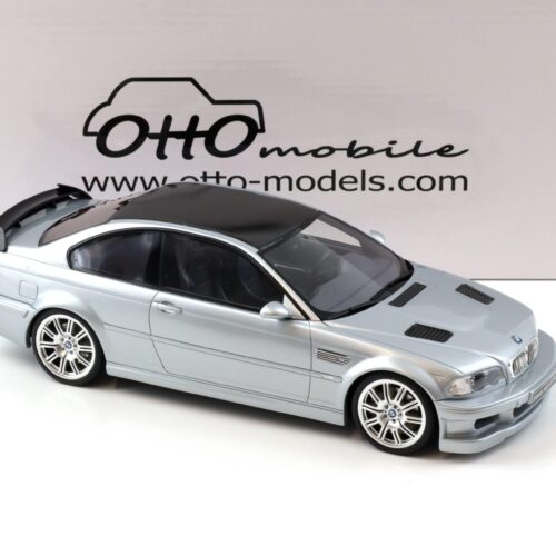 1:18 OTTO mobile OT1128 BMW M3 GTR E46 Street Version Titan silver 2001