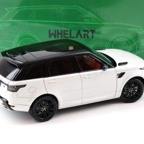 1:18 WHELART Range Rover Sport 2018 white / black wheels DIECAST