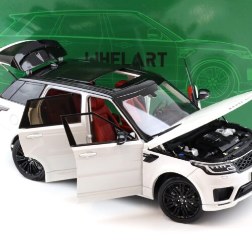 1:18 WHELART Range Rover Sport 2018 white / black wheels DIECAST