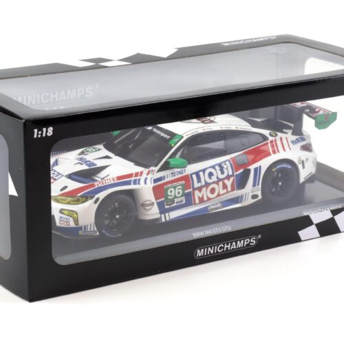 1:18 Minichamps BMW M4 GT3 GTD Turner Motorsport IMSA 2022 #96 Liqui Moly Foley/ Dinan
