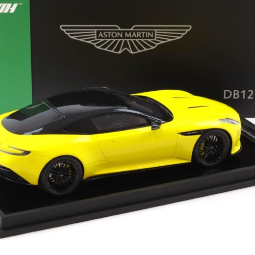 1:18 Motorhelix Aston Martin DB12 Coupe 2023 yellow - Limited 69 pcs.