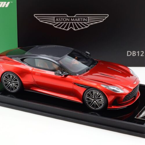 1:18 Motorhelix Aston Martin DB12 Coupe 2023 red metallic - Limited 69 pcs.