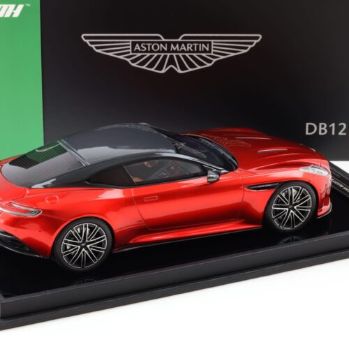1:18 Motorhelix Aston Martin DB12 Coupe 2023 red metallic - Limited 69 pcs.