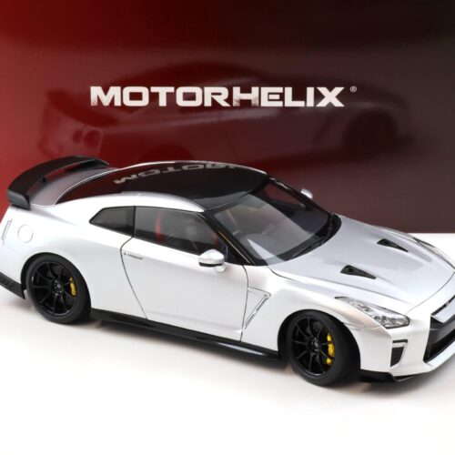 1:18 Motorhelix Nissan GT-R R35 Track Edition by NISMO T-Spec 2022 Ultimate Metal silver