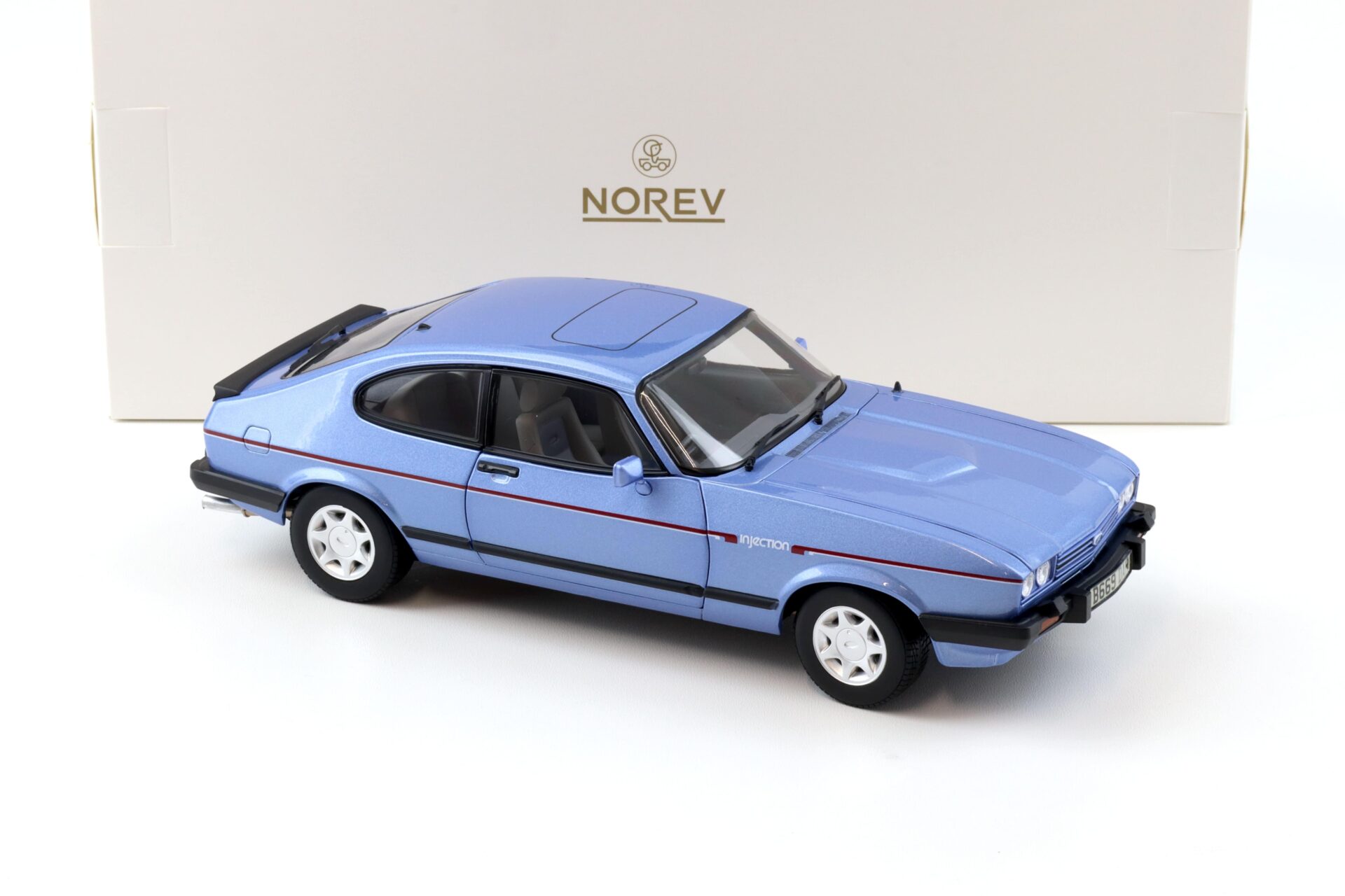 1:18 Norev Ford Capri MKIII 2.8i Injection 1984 RHD Paris blue metallic