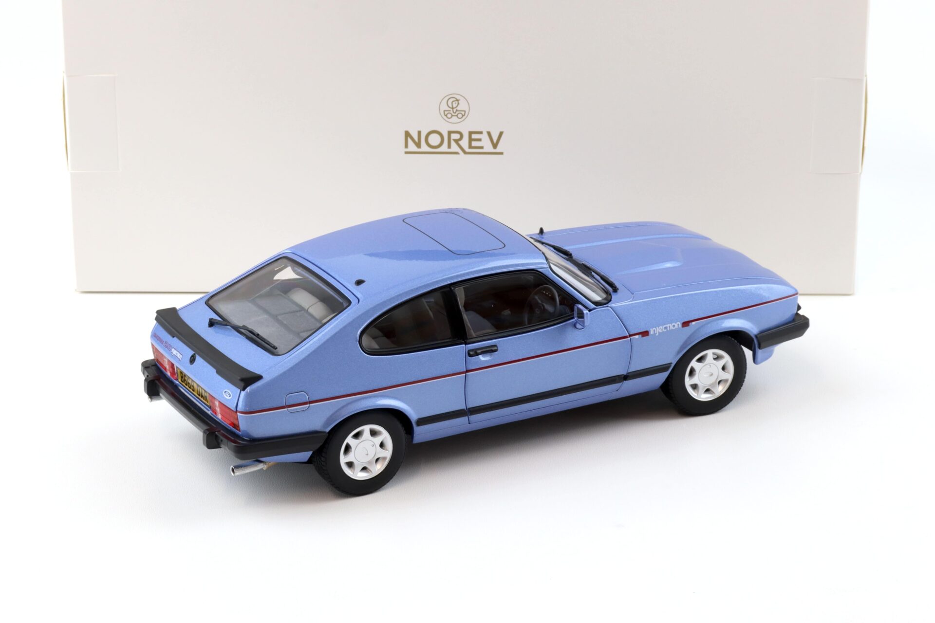 1:18 Norev Ford Capri MKIII 2.8i Injection 1984 RHD Paris blue metallic