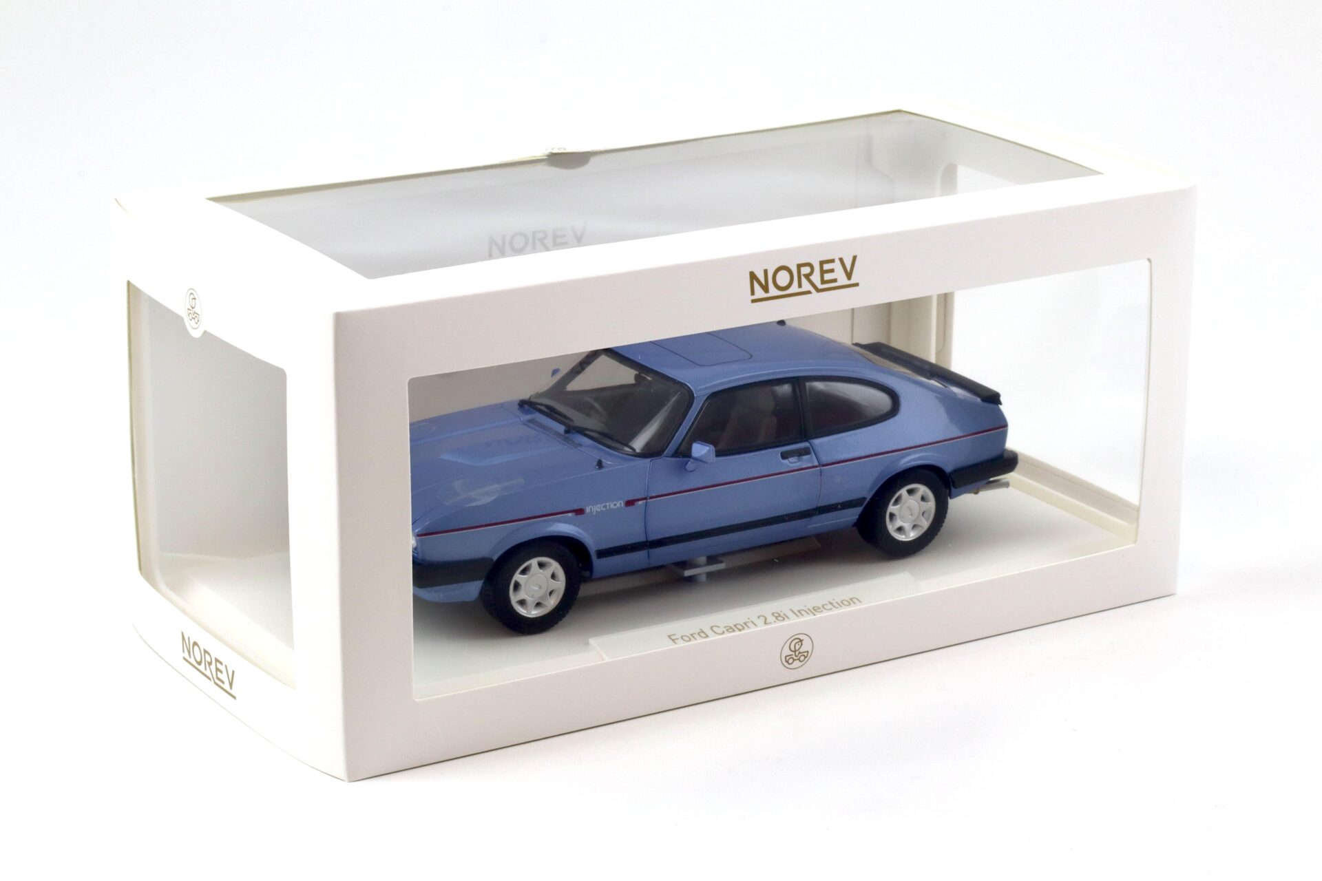 1:18 Norev Ford Capri MKIII 2.8i Injection 1984 RHD Paris blue metallic