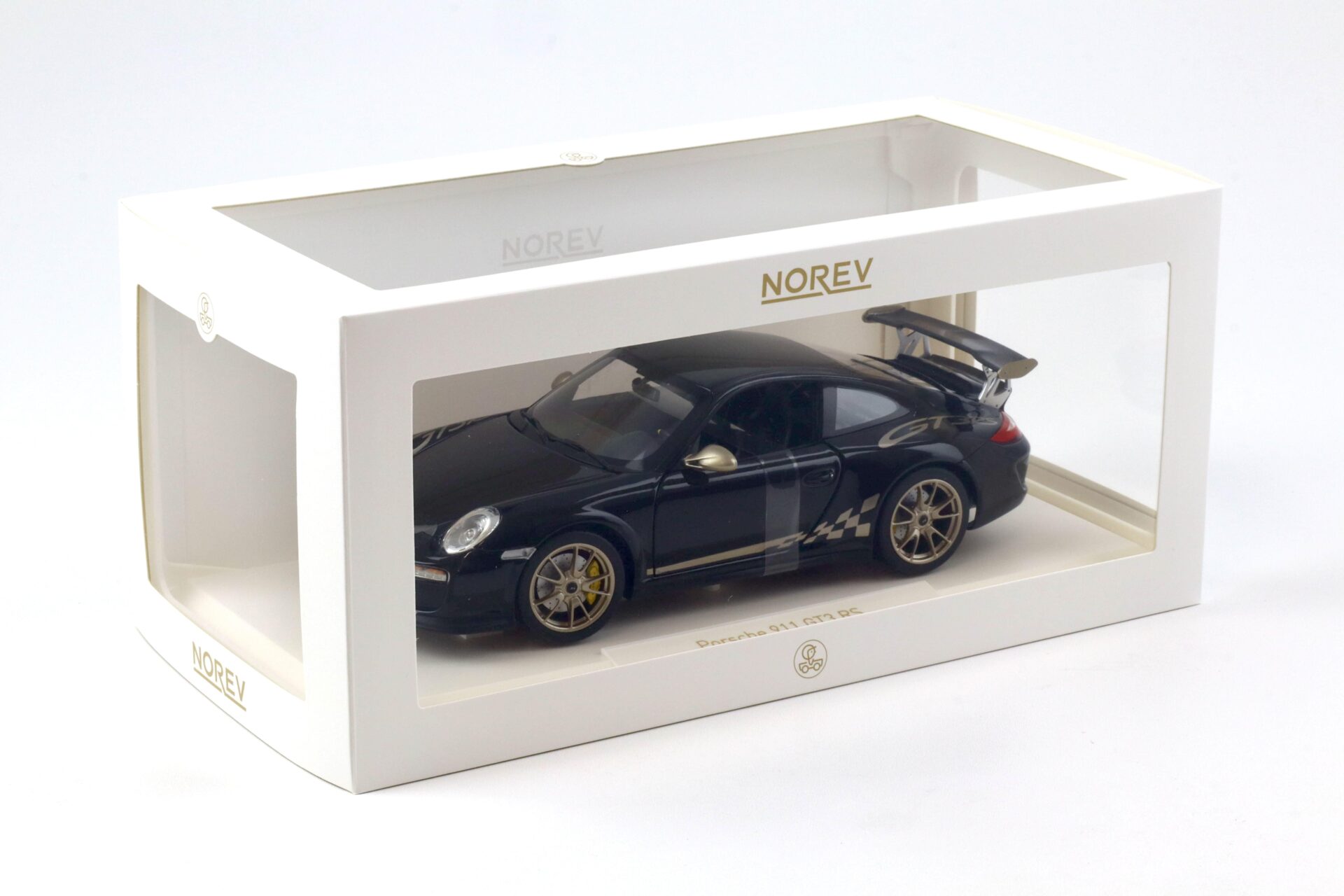 1:18 Norev Porsche 911 997.2 GT3 RS Coupe 2009 black/ gold