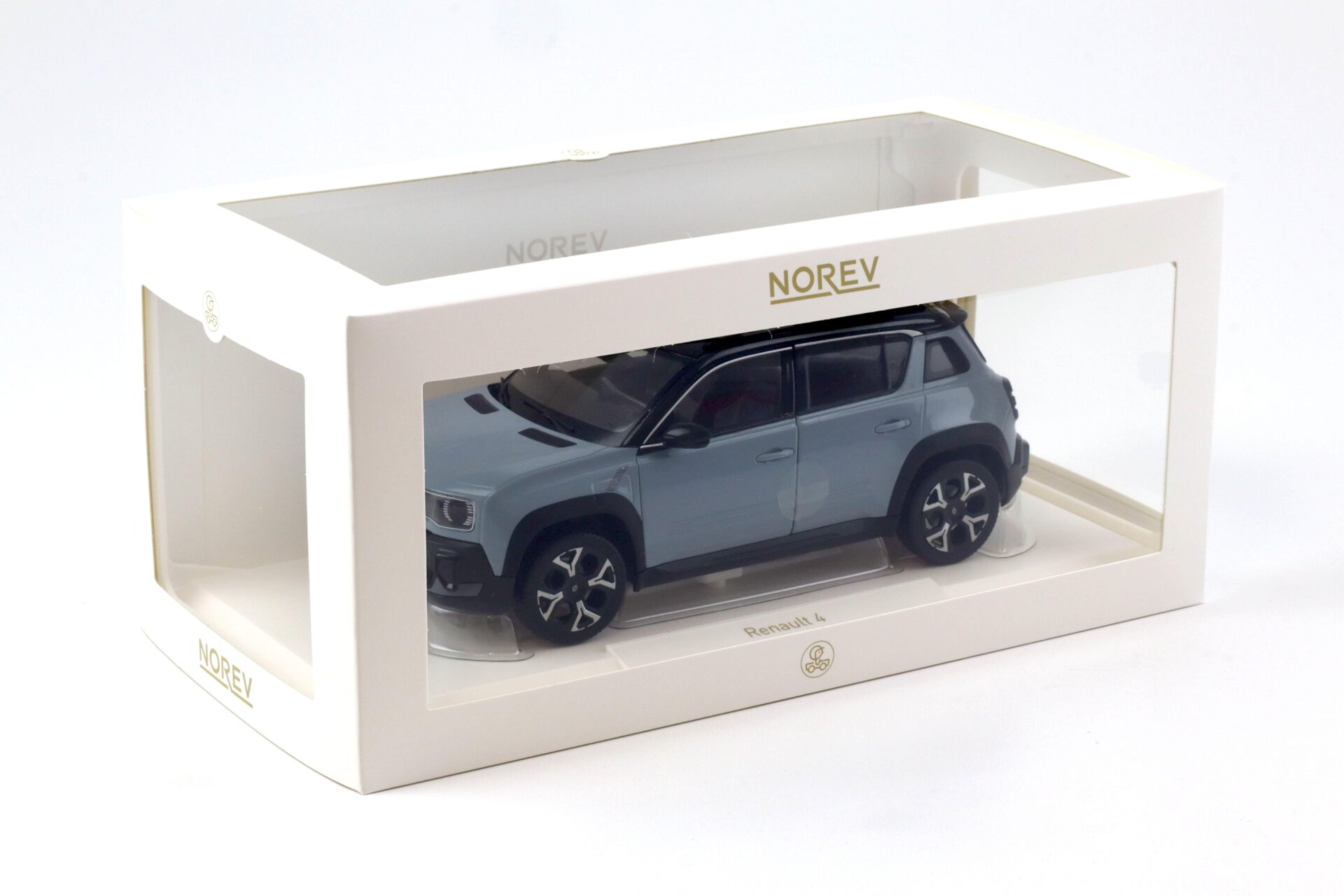 1:18 Norev Renault 4 E-Tech 100% Electric 2025 Cloud blue