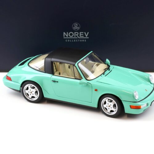 1:18 Norev Porsche 911 (964) Carrera 4 Targa 1991 mint green - Limited 200 pcs.