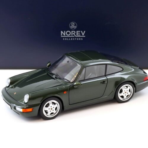 1:18 Norev Porsche 911 (964) Carrera 4 Coupe 1992 green metallic - Limited 200 pcs.
