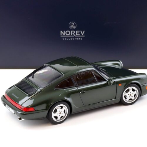 1:18 Norev Porsche 911 (964) Carrera 4 Coupe 1992 green metallic - Limited 200 pcs.