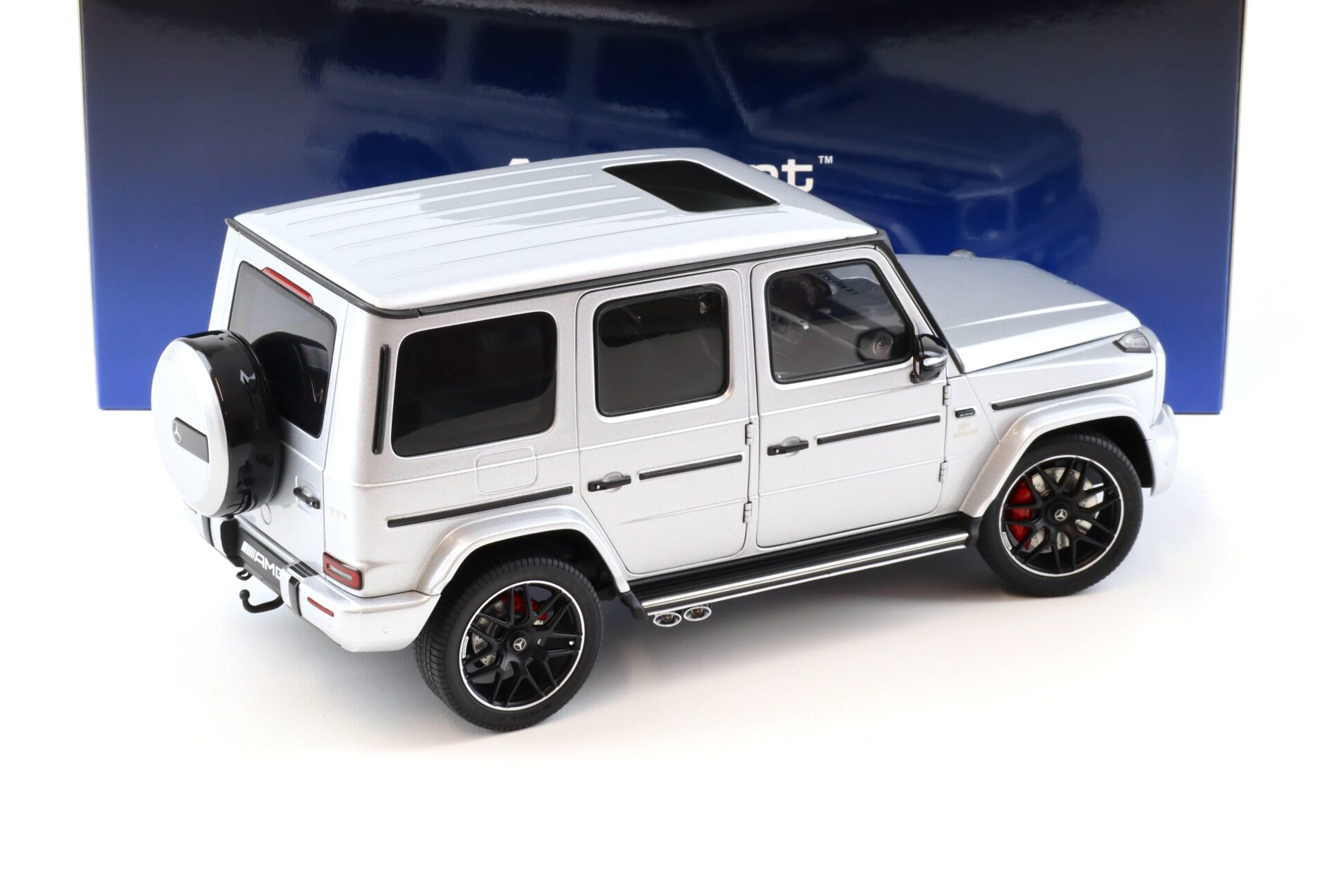 1:18 AUTOart Mercedes G63 AMG 2019 W463A Iridium silver metallic