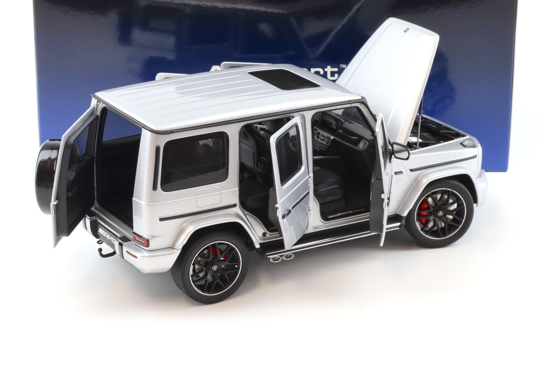 1:18 AUTOart Mercedes G63 AMG 2019 W463A Iridium silver metallic