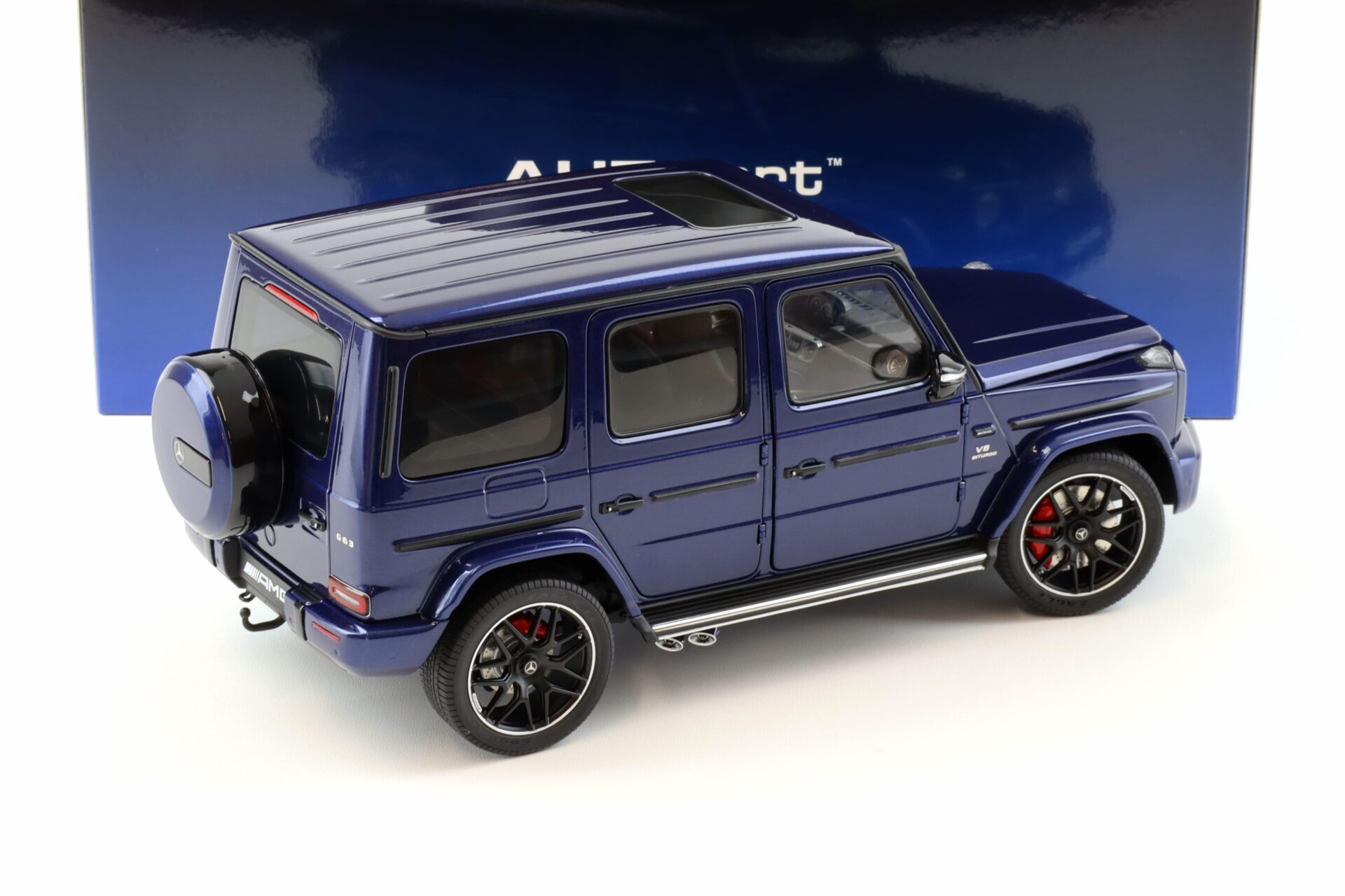 1:18 AUTOart Mercedes G63 AMG 2019 W463A Brilliant blue metallic