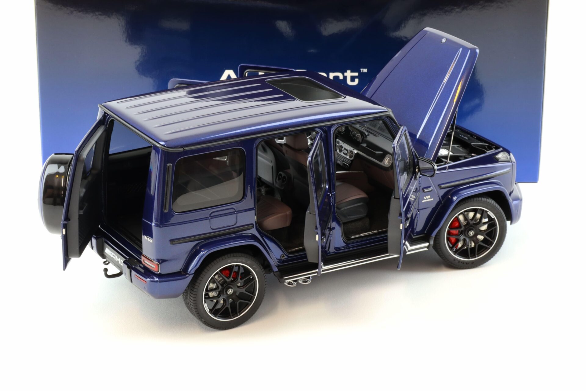 1:18 AUTOart Mercedes G63 AMG 2019 W463A Brilliant blue metallic