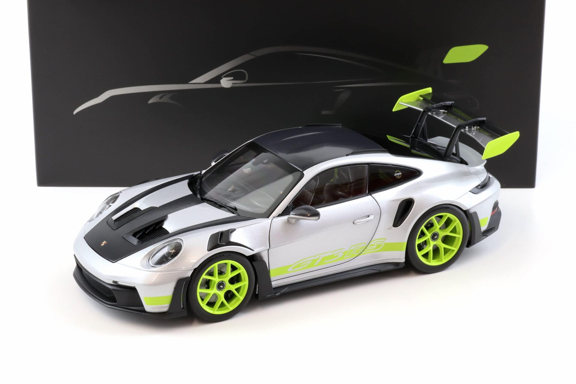 1:18 Norev Porsche 911 992 GT3 RS Hockenheim Experience silver/ Acid WAP DEALER