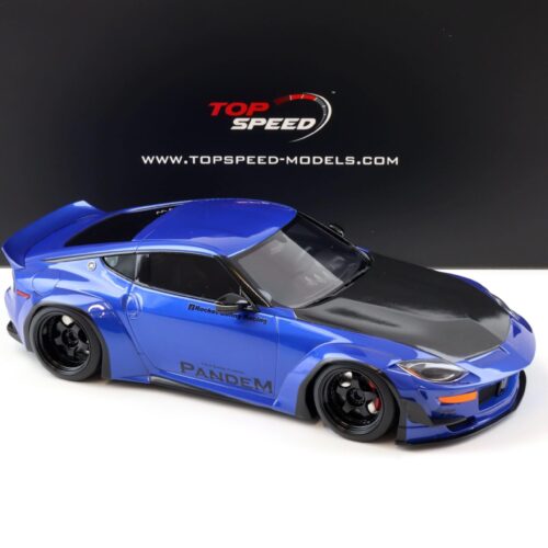 1:18 Top Speed Nissan Z (RZ34) Coupe Tandem Seiran blue TS0530