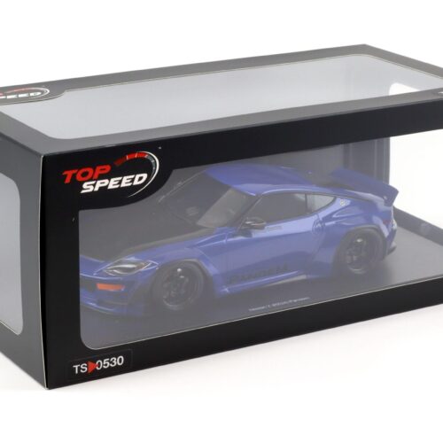 1:18 Top Speed Nissan Z (RZ34) Coupe Tandem Seiran blue TS0530