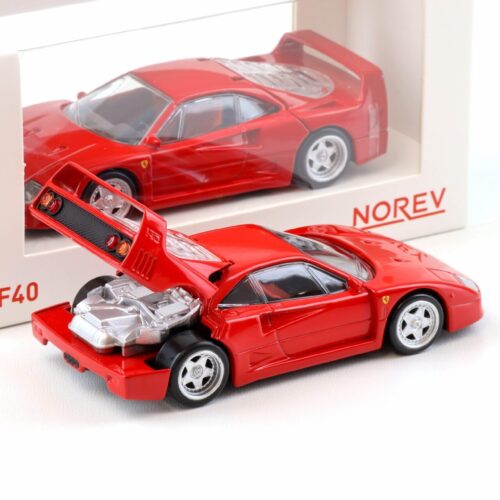 1:43 Norev Jet Car 1987 Ferrari F40 Coupe red 730001
